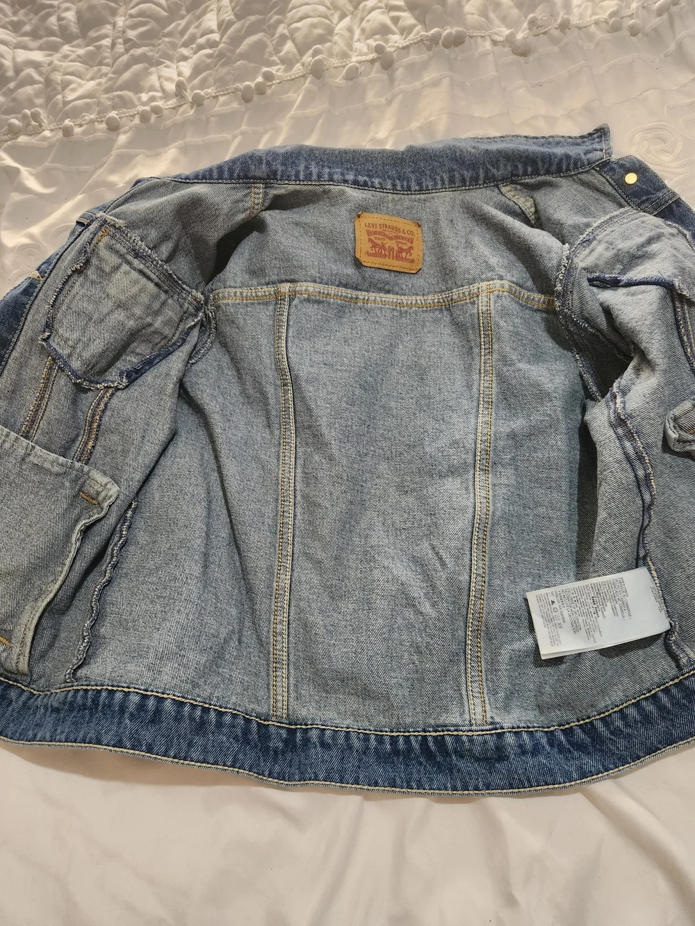 Levi's Kids Blue Denim Trucker Jacket